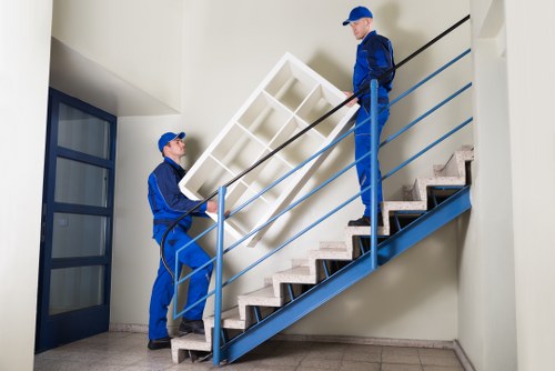 Office relocation equipment handled by Westminster movers