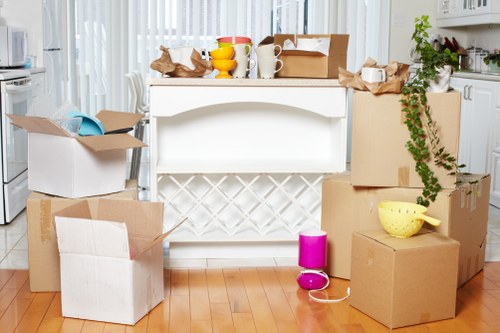 Westminster business move preparation with packing and transport coordination