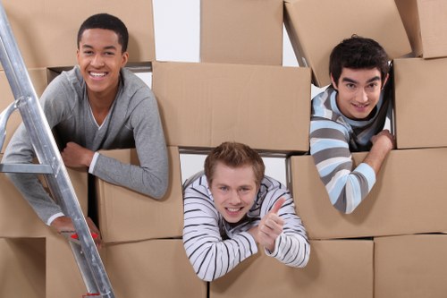 Moving and packing service for a Westminster flat relocation