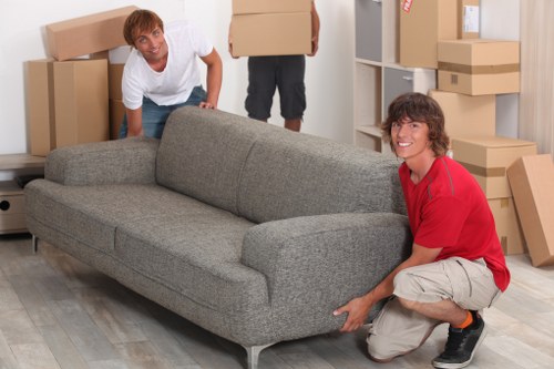 Supervisor reviewing safety procedures during a removal
